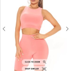 Coral Biker Set - NWT